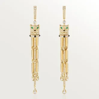 Σκουλαρίκια Panthere De Cartier, με πάβ