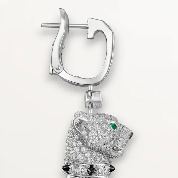 Σκουλαρίκια Panthere De Cartier, με πάβ