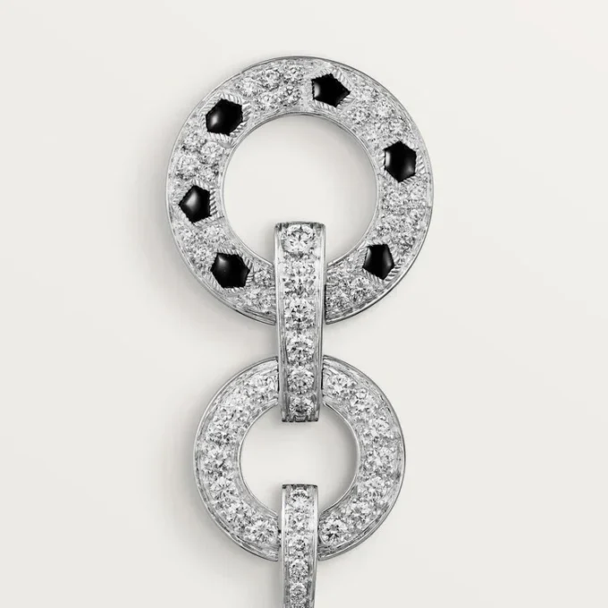 Σκουλαρίκια Panthere De Cartier, με πάβ
