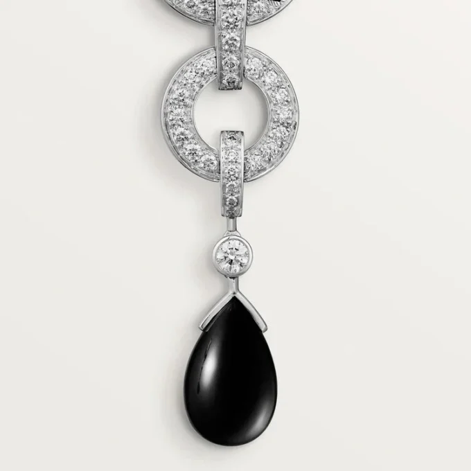 Σκουλαρίκια Panthere De Cartier, με πάβ