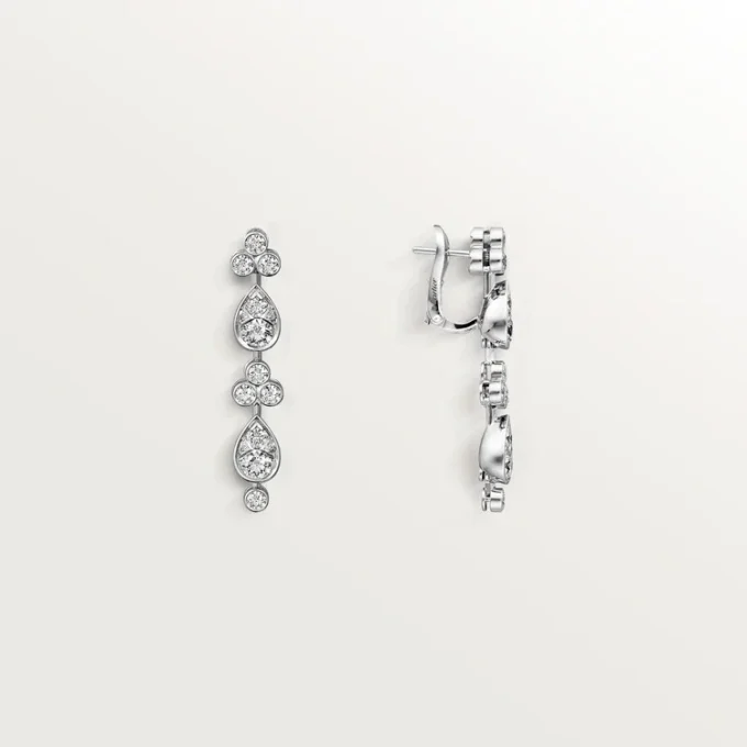 Σκουλαρίκια Pluie De Cartier – Λευκόχρυσο, Διαμάντια – Cartier Σκουλαρίκια Pluie De Cartier – Λευκόχρυσο, Διαμάντια – Cartier