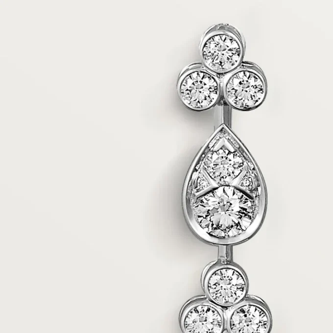 Σκουλαρίκια Pluie De Cartier – Λευκόχρυσο, Διαμάντια – Cartier Σκουλαρίκια Pluie De Cartier – Λευκόχρυσο, Διαμάντια – Cartier