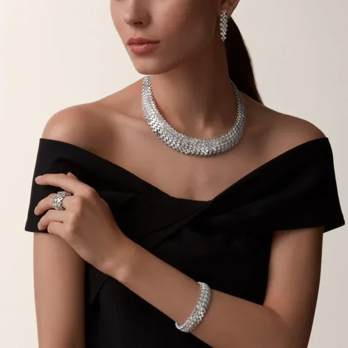 Σκουλαρίκια Reflection De Cartier, Διαμάντια