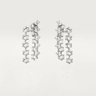 Σκουλαρίκια Reflection De Cartier – Λευκόχρυσο, Διαμάντια – Cartier