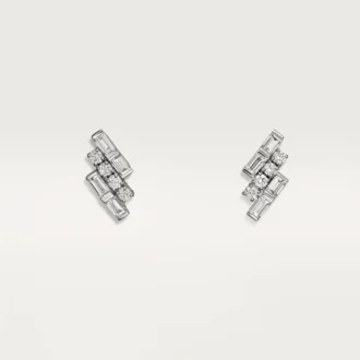 Σκουλαρίκια Reflection De Cartier – Λευκόχρυσο, Διαμάντια – Cartier