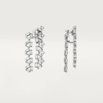 Σκουλαρίκια Reflection De Cartier – Λευκόχρυσο, Διαμάντια – Cartier