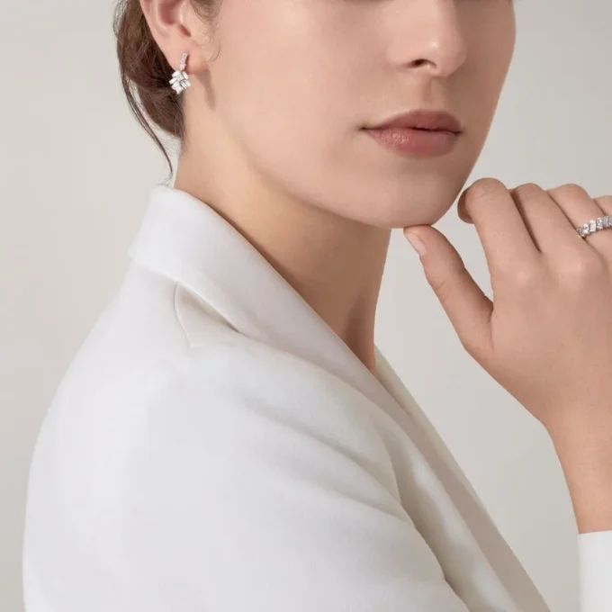 Σκουλαρίκια Reflection De Cartier – Λευκόχρυσο, Διαμάντια – Cartier Σκουλαρίκια Reflection De Cartier – Λευκόχρυσο, Διαμάντια – Cartier