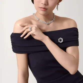 Σκουλαρίκια της συλλογής Diamond, Διαμάντια