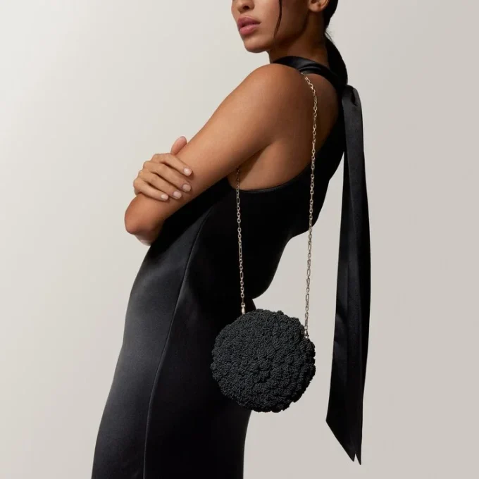 Στρογγυλή τσάντα Crochet, Cartier Soir Στρογγυλή τσάντα Crochet, Cartier Soir