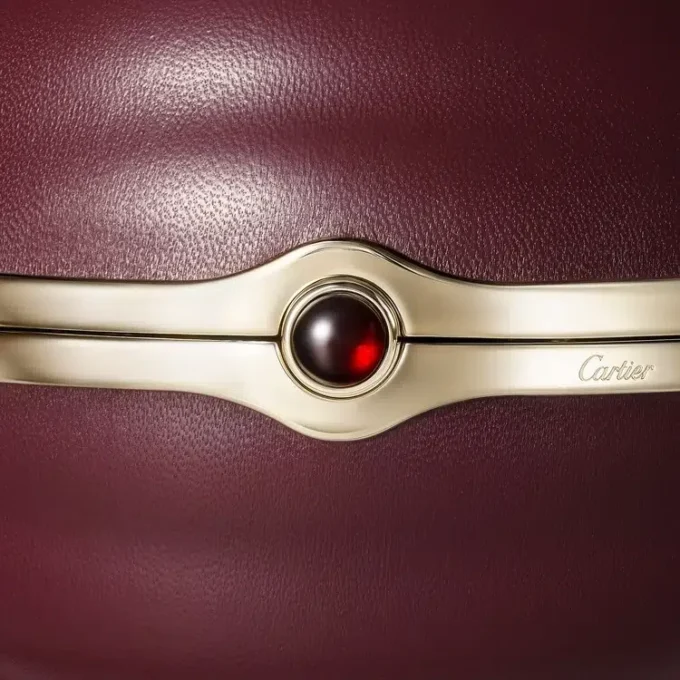 Στρογγυλή τσάντα με μοτίβο Gadroon, Cartier Soir