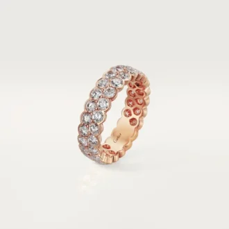 Βέρα Broderie De Cartier – Ροζ χρυσός, διαμάντια – Cartier
