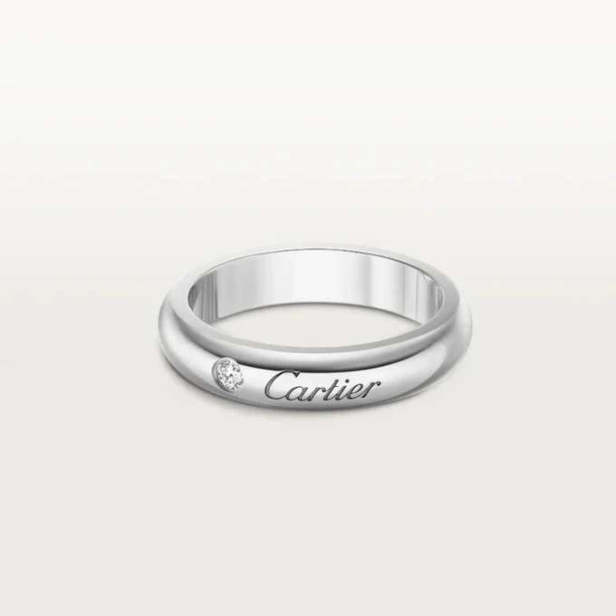 Βέρα C De Cartier, πλάτος 4 mm, 1 διαμάντι Βέρα C De Cartier, πλάτος 4 mm, 1 διαμάντι