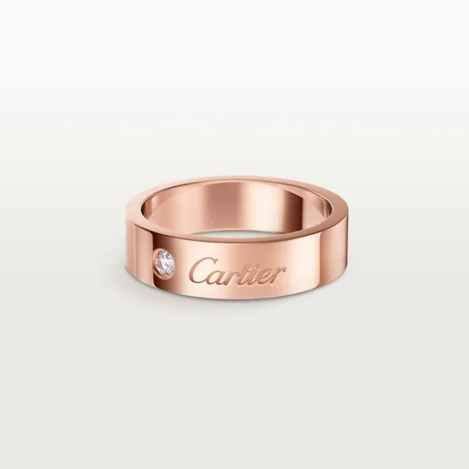 Βέρα C De Cartier, πλάτος 5 mm, 1 διαμάντι Βέρα C De Cartier, πλάτος 5 mm, 1 διαμάντι
