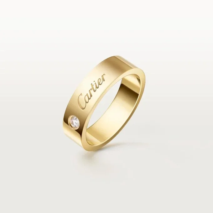 Βέρα C De Cartier, πλάτος 5 mm, 1 διαμάντι Βέρα C De Cartier, πλάτος 5 mm, 1 διαμάντι