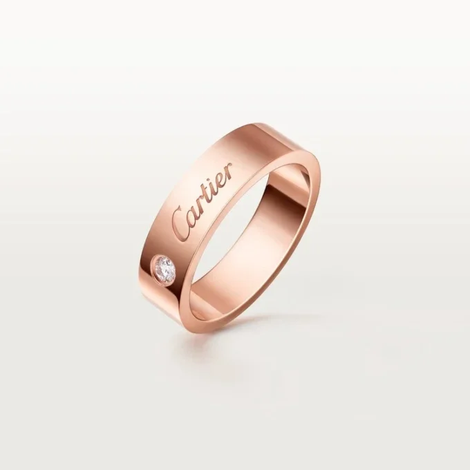 Βέρα C De Cartier, πλάτος 5 mm, 1 διαμάντι Βέρα C De Cartier, πλάτος 5 mm, 1 διαμάντι