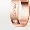 Βέρα C De Cartier, πλάτος 5 mm, 1 διαμάντι Βέρα C De Cartier, πλάτος 5 mm, 1 διαμάντι