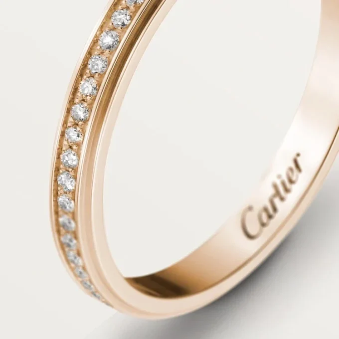 Βέρα Cartier D’amour – Ροζ χρυσός, διαμάντια – Cartier