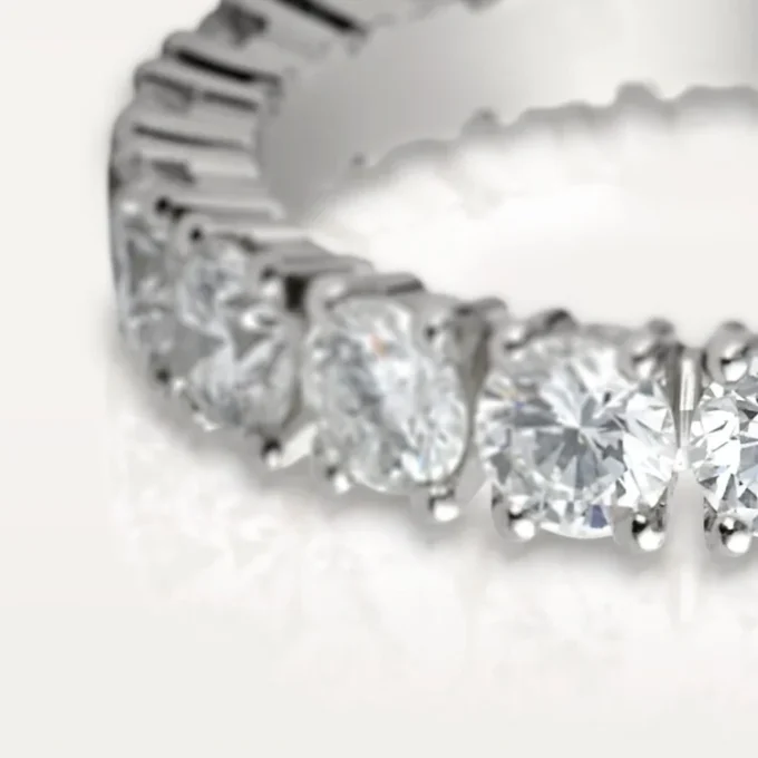 Βέρα Cartier Destinee, πλάτος 4,1 mm, με διαμάντια Βέρα Cartier Destinee, πλάτος 4,1 mm, με διαμάντια