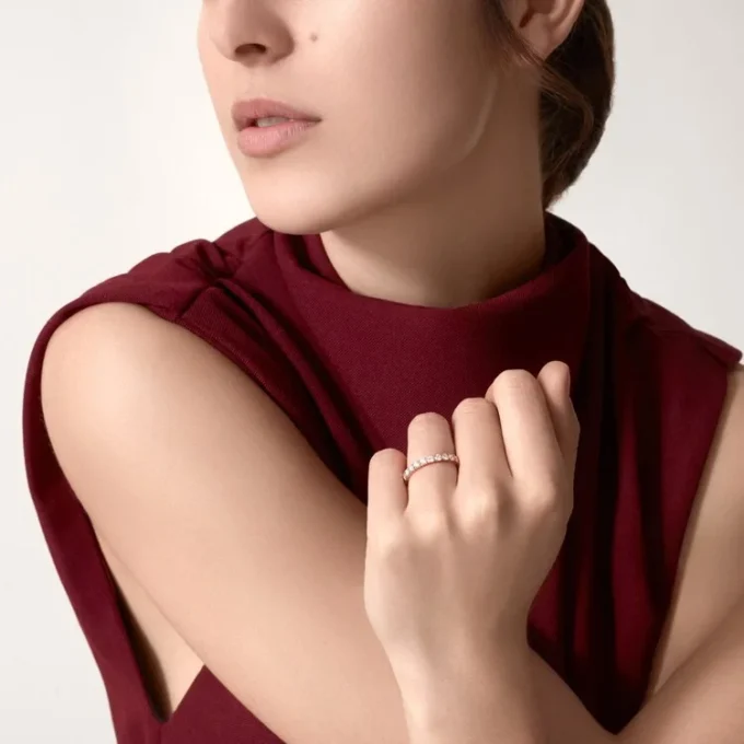 Βέρα Cartier Destinee – Ροζ χρυσός, διαμάντια – Cartier