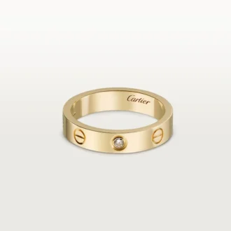 Βέρα Love, 1 διαμάντι – Κίτρινο χρυσό, Διαμάντι – Cartier