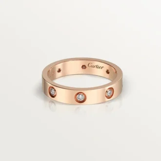 Βέρα Love, 8 διαμάντια – Ροζ χρυσός, Διαμάντια – Cartier