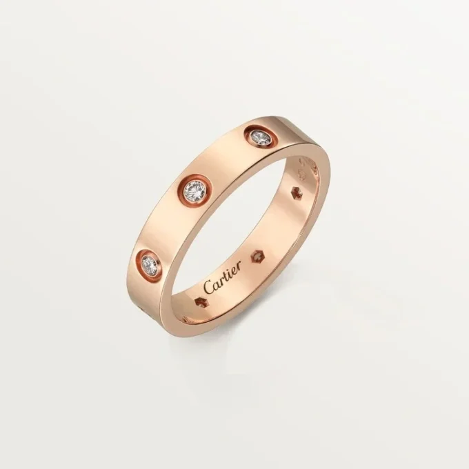 Βέρα Love, 8 διαμάντια – Ροζ χρυσός, Διαμάντια – Cartier Βέρα Love, 8 διαμάντια – Ροζ χρυσός, Διαμάντια – Cartier