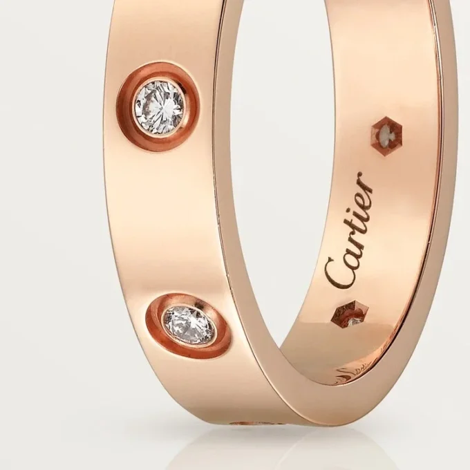 Βέρα Love, 8 διαμάντια – Ροζ χρυσός, Διαμάντια – Cartier Βέρα Love, 8 διαμάντια – Ροζ χρυσός, Διαμάντια – Cartier