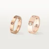Βέρα Love, 8 διαμάντια – Ροζ χρυσός, Διαμάντια – Cartier Βέρα Love, 8 διαμάντια – Ροζ χρυσός, Διαμάντια – Cartier