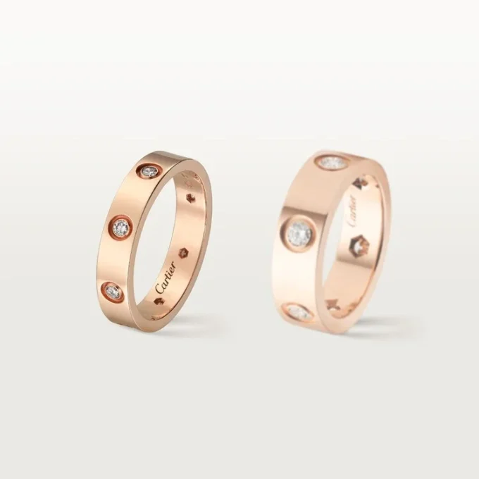 Βέρα Love, 8 διαμάντια – Ροζ χρυσός, Διαμάντια – Cartier Βέρα Love, 8 διαμάντια – Ροζ χρυσός, Διαμάντια – Cartier