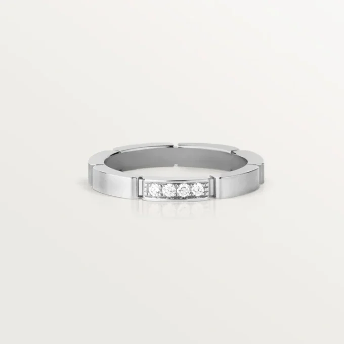 Βέρα Maillon Panthere – Λευκόχρυσο, Διαμάντια – Cartier