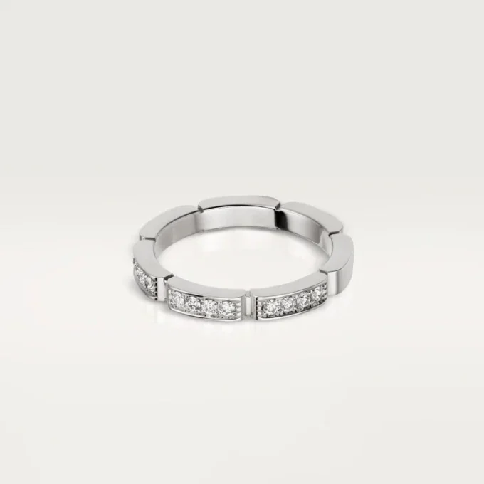 Βέρα Maillon Panthere – Λευκόχρυσο, Διαμάντια – Cartier