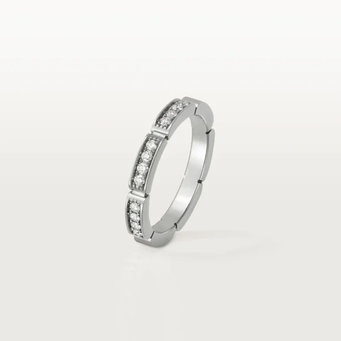Βέρα Maillon Panthere – Λευκόχρυσο, Διαμάντια – Cartier