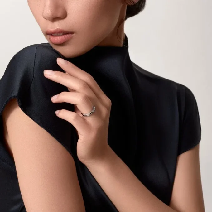 Βέρα Maillon Panthere – Λευκόχρυσο, Διαμάντια – Cartier