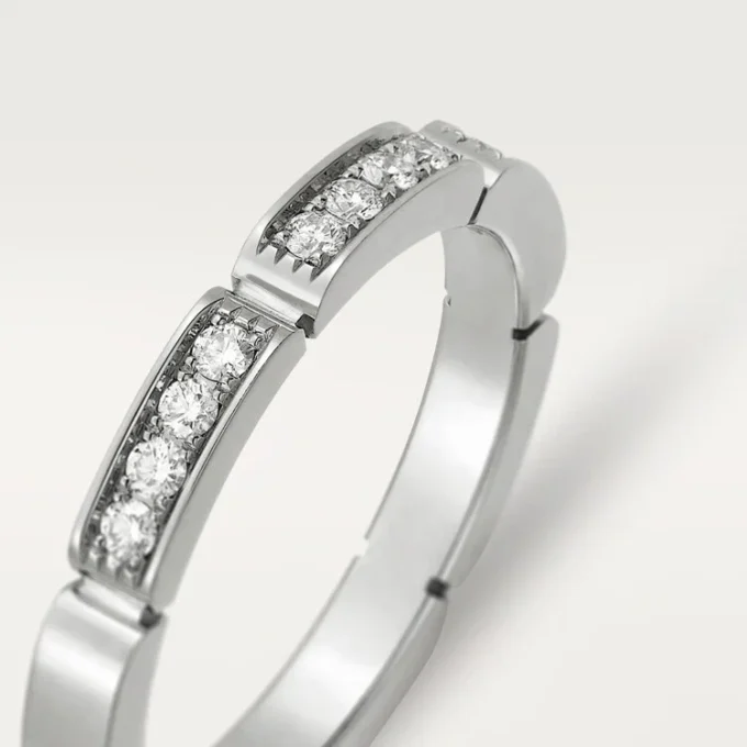 Βέρα Maillon Panthere – Λευκόχρυσο, Διαμάντια – Cartier