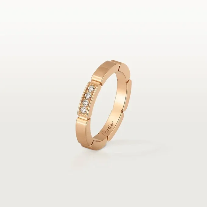 Βέρα Maillon Panthere – Ροζ χρυσός, διαμάντια – Cartier