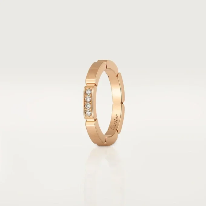 Βέρα Maillon Panthere – Ροζ χρυσός, διαμάντια – Cartier