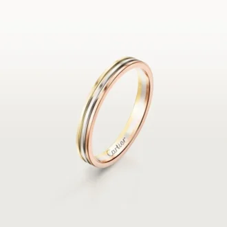 Βέρα Trinity – Λευκόχρυσο, ροζ χρυσό, κίτρινο χρυσό – Cartier