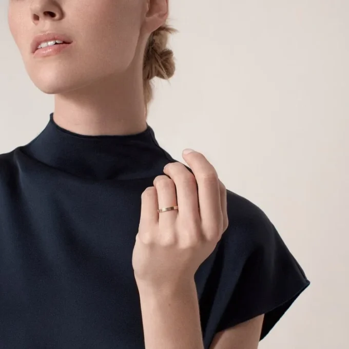 Βέρα Trinity – Λευκόχρυσο, ροζ χρυσό, κίτρινο χρυσό – Cartier