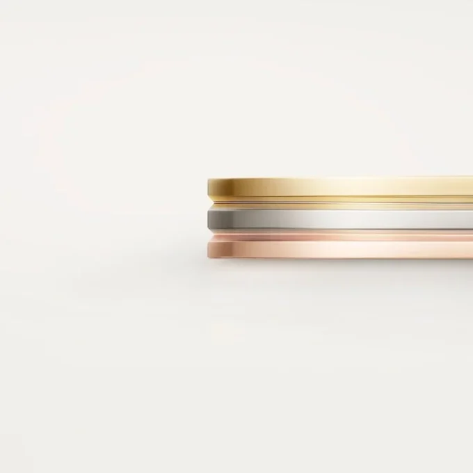 Βέρα Trinity – Λευκόχρυσο, ροζ χρυσό, κίτρινο χρυσό – Cartier