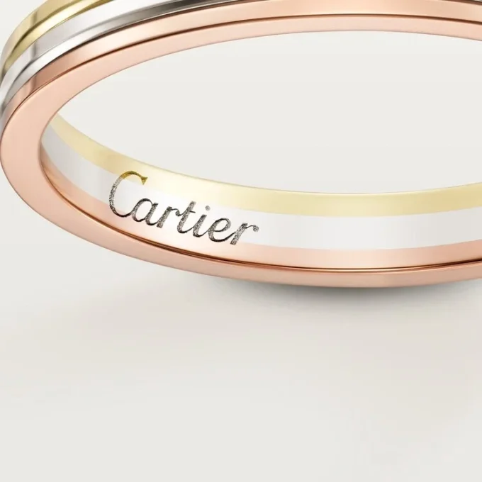 Βέρα Trinity – Λευκόχρυσο, ροζ χρυσό, κίτρινο χρυσό – Cartier