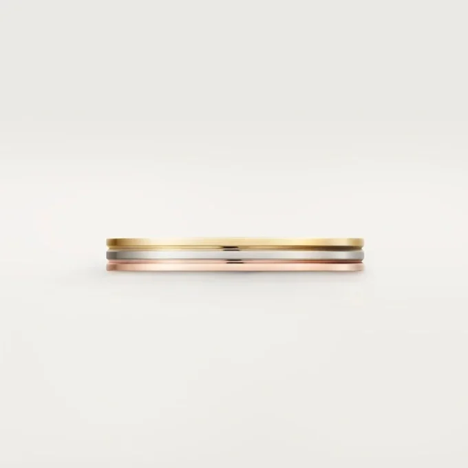 Βέρα Trinity – Λευκόχρυσο, ροζ χρυσό, κίτρινο χρυσό – Cartier