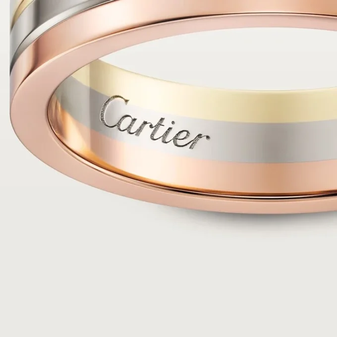 Βέρα Vendome Louis Cartier – Λευκόχρυσο, Κίτρινο χρυσό, Ροζ χρυσό – Cartier