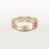 Βέρα Vendome Louis Cartier, πλάτος 4,8 mm, με πάβ