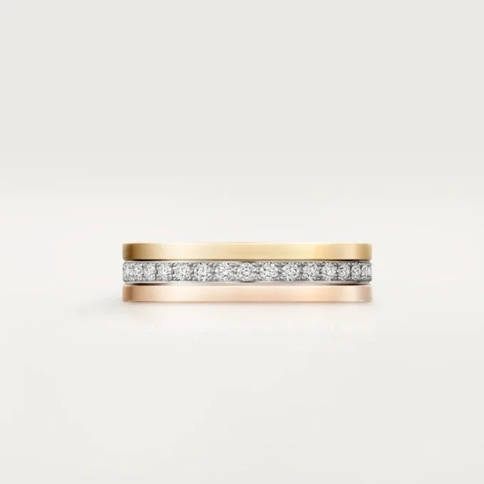 Βέρα Vendome Louis Cartier, πλάτος 4,8 mm, με πάβ