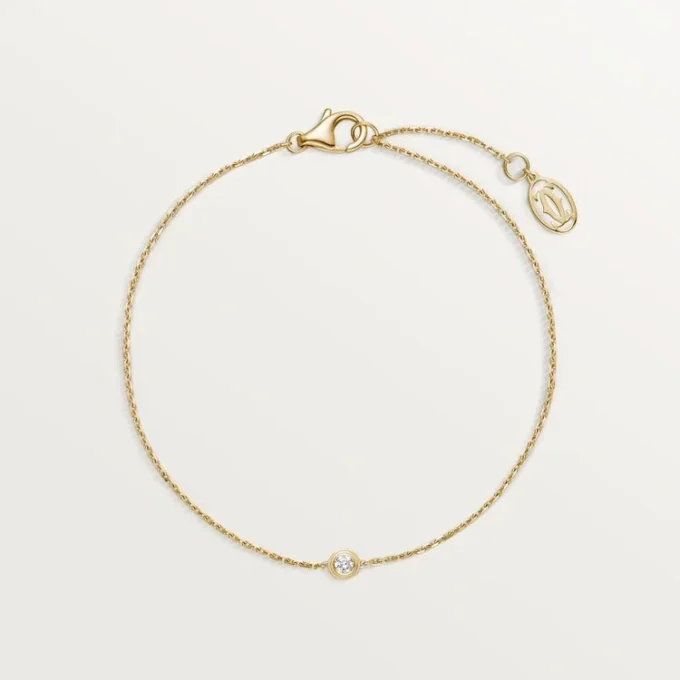 Βραχιόλι Cartier D’amour, διαμάντια, μίνι μοντέλο Βραχιόλι Cartier D’amour, διαμάντια, μίνι μοντέλο