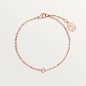Βραχιόλι Cartier D’amour, διαμάντια, μίνι μοντέλο