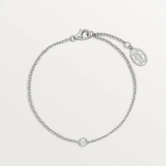 Βραχιόλι Cartier D’amour, διαμάντια, μίνι μοντέλο