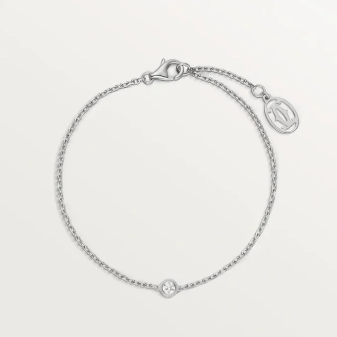 Βραχιόλι Cartier D’amour, διαμάντια, μίνι μοντέλο Βραχιόλι Cartier D’amour, διαμάντια, μίνι μοντέλο
