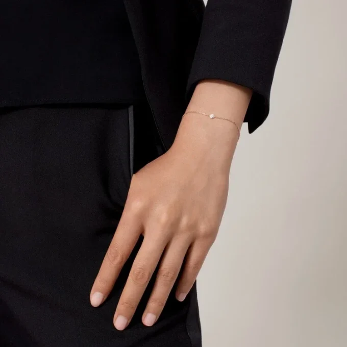 Βραχιόλι Cartier D’amour, διαμάντια, μίνι μοντέλο Βραχιόλι Cartier D’amour, διαμάντια, μίνι μοντέλο