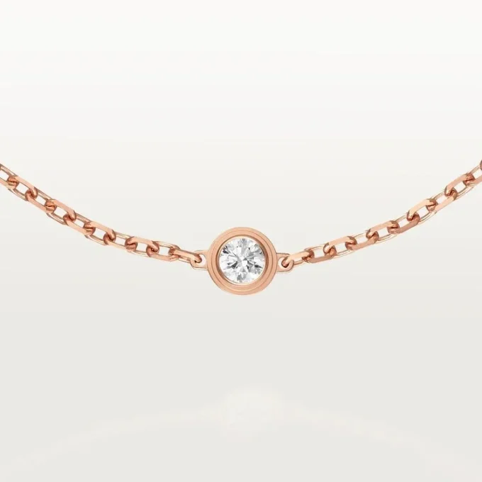 Βραχιόλι Cartier D’amour, διαμάντια, μίνι μοντέλο Βραχιόλι Cartier D’amour, διαμάντια, μίνι μοντέλο